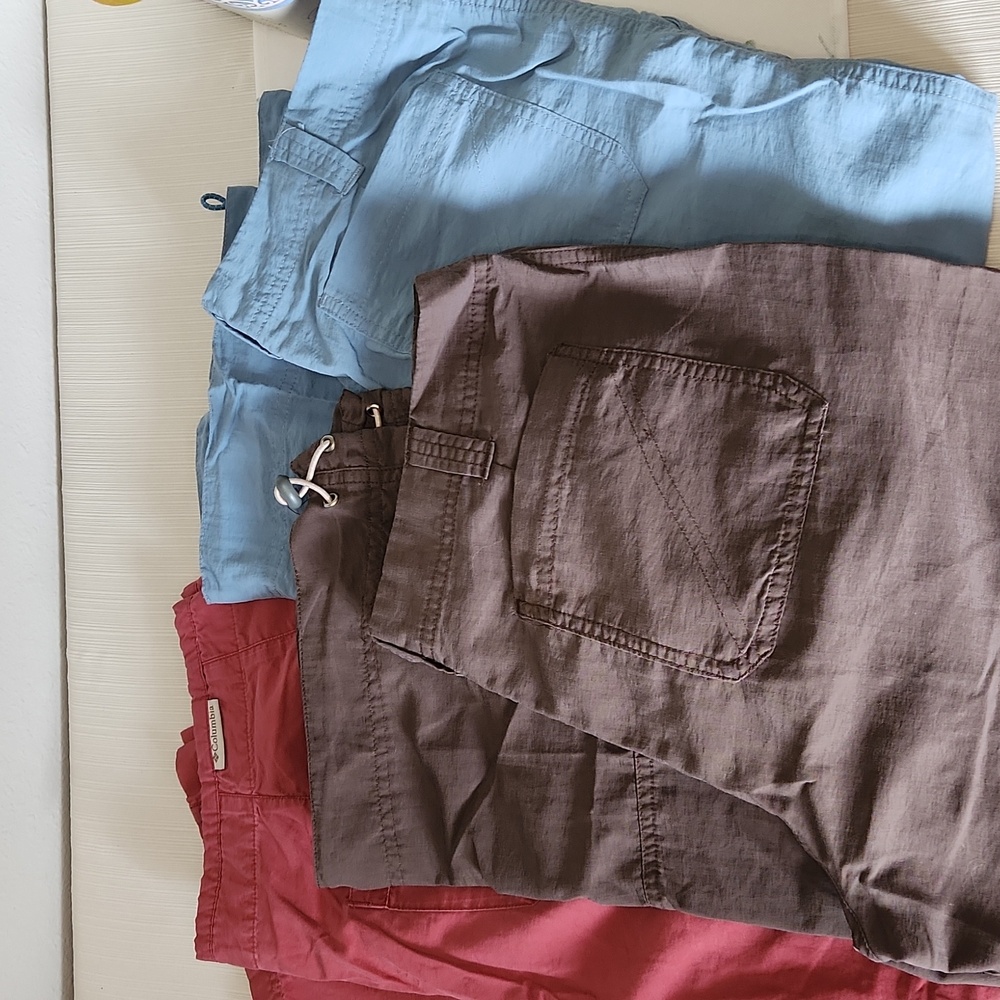 3 Pair Hiking Capri/ Columbia and Sierra Experience.  Sz 10-M